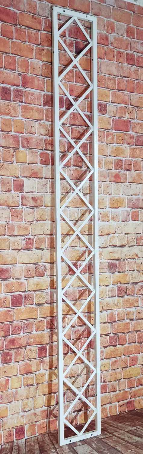 Rankgitter Spalier Rankhilfe Wandgitter Bozen 25 Verzinkt weiss