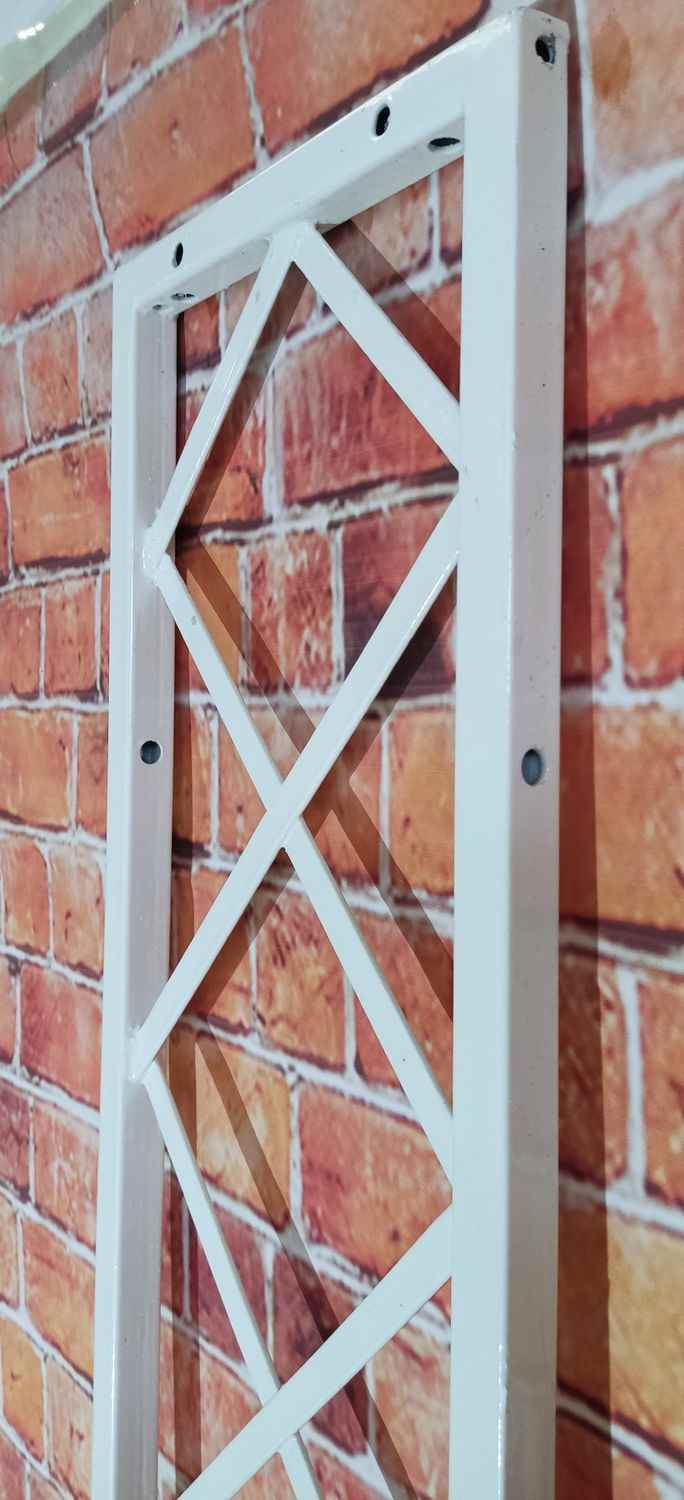 Rankgitter Spalier Rankhilfe Wandgitter Bozen 25 Verzinkt weiss