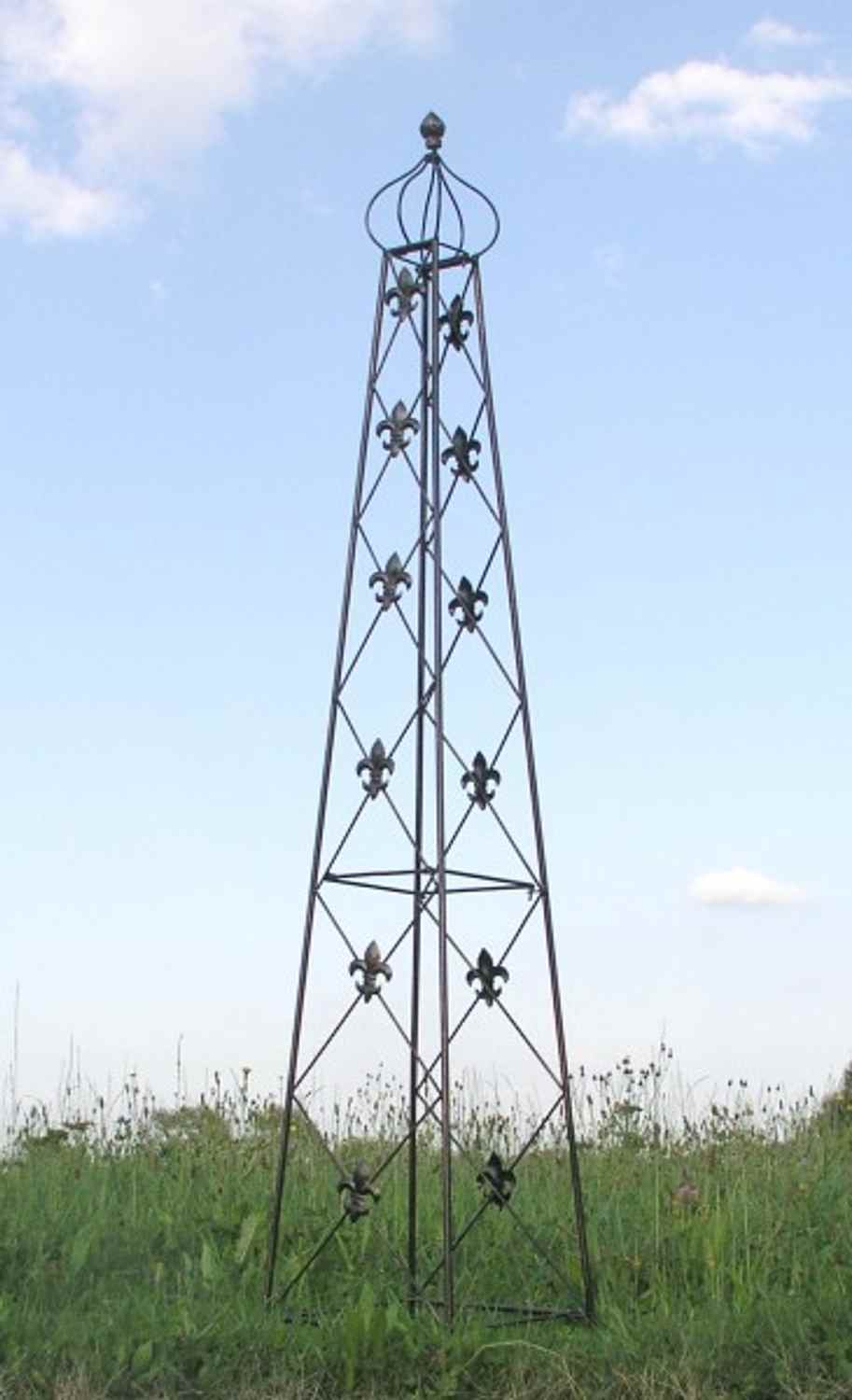 Rankstab Rankhilfe Spalier Rank Obelisk Cornwall Schwarz 2-er Set 2 Stck.