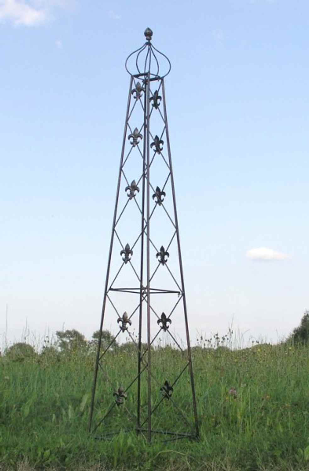 Rankstab Rankhilfe Spalier Rank Obelisk Cornwall Schwarz 2-er Set 2 Stck.