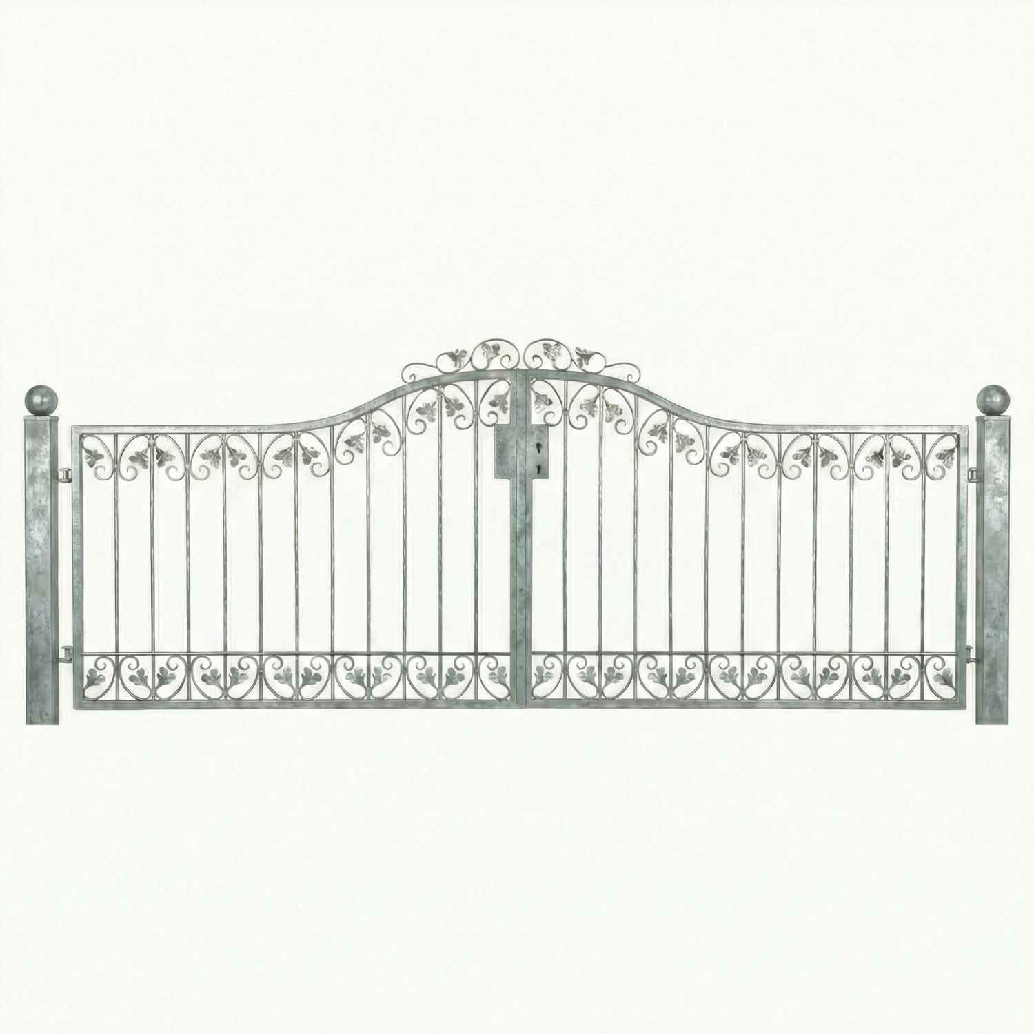 Gartentor Hoftor Tor Metall Schmiedeeisen Monaco-GT300/100/30S Schloss P.-Set 80 Gartentor Hoftor Tor Metall Schmiedeeisen Monaco-GT300/100/30S Schloss P.-Set 80