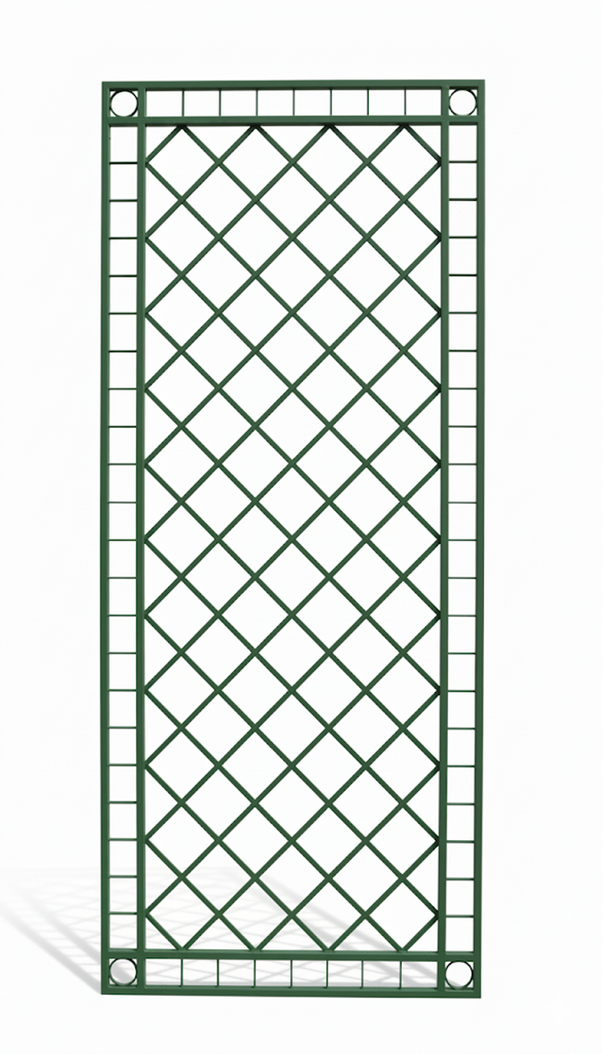 Metall Eisen Rankgitter Rankhilfe Wandgitter Meran 100 XXL verzinkt grau 240 cm 