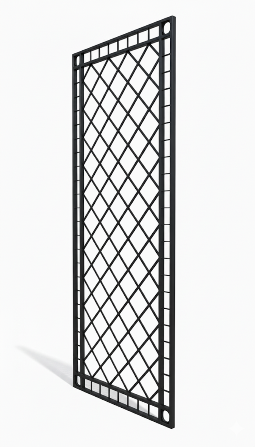 Metall Eisen Rankgitter Rankhilfe Wandgitter Meran 100 XXL verzinkt grau 240 cm 