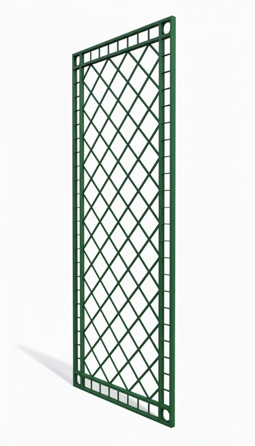 Metall Eisen Rankgitter Rankhilfe Wandgitter Meran 100 XXL verzinkt grau 240 cm 