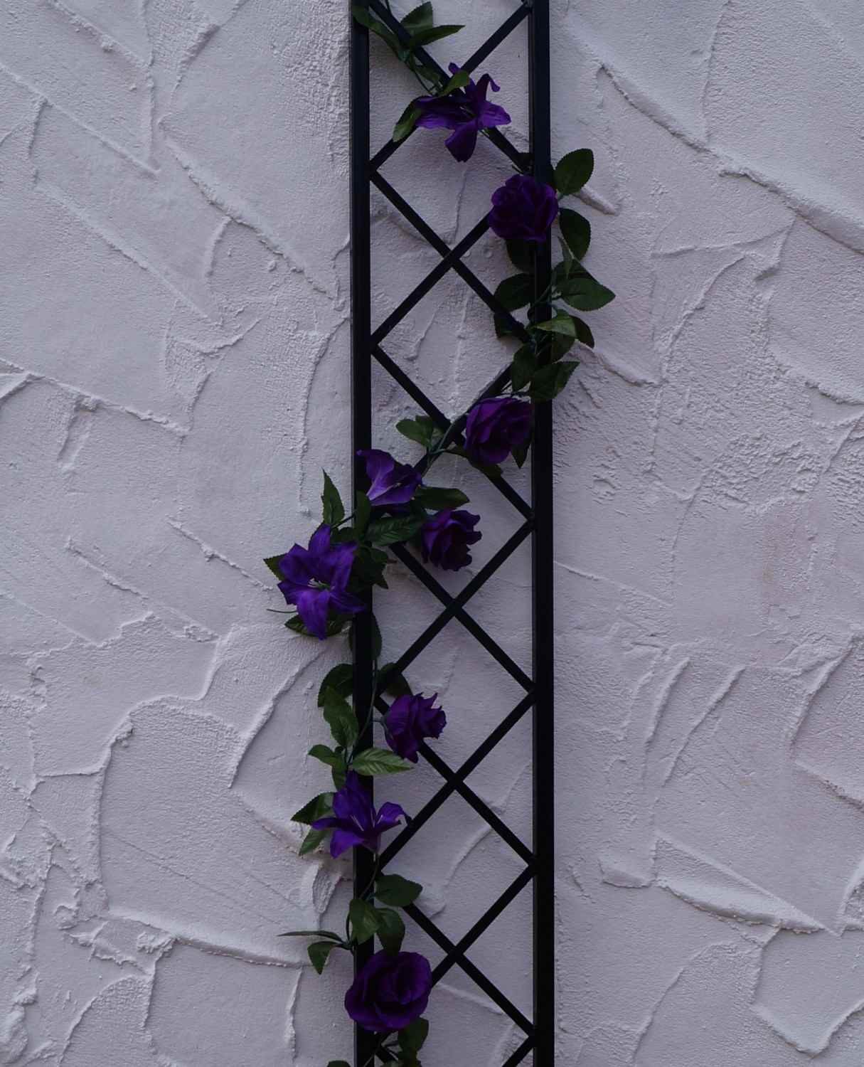 Wand Rankgitter Spalier Rankhilfe Wandgitter Bozen 25 Feuer Verzinkt schwarz