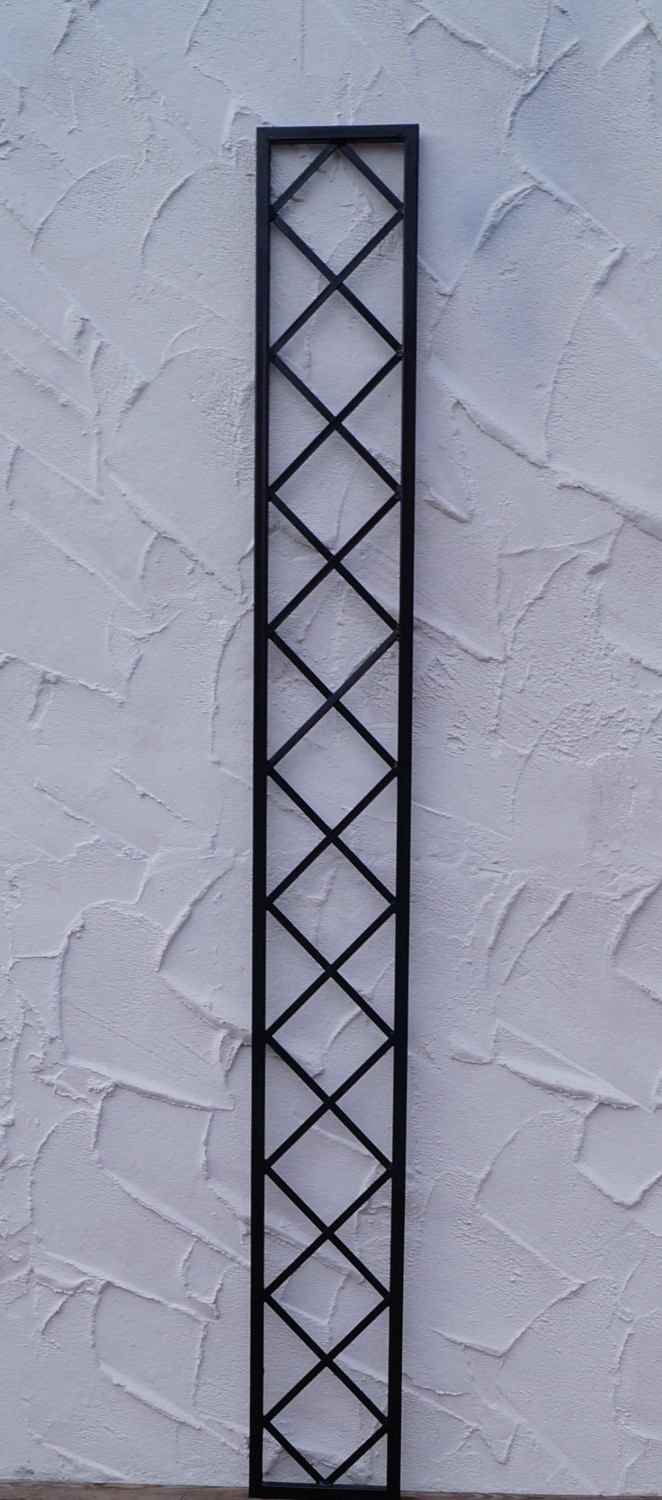 Wand Rankgitter Spalier Rankhilfe Wandgitter Bozen 25 Feuer Verzinkt schwarz