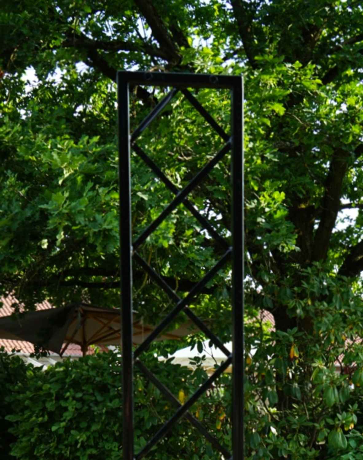 Wand Rankgitter Spalier Rankhilfe Wandgitter Bozen 25 Feuer Verzinkt schwarz