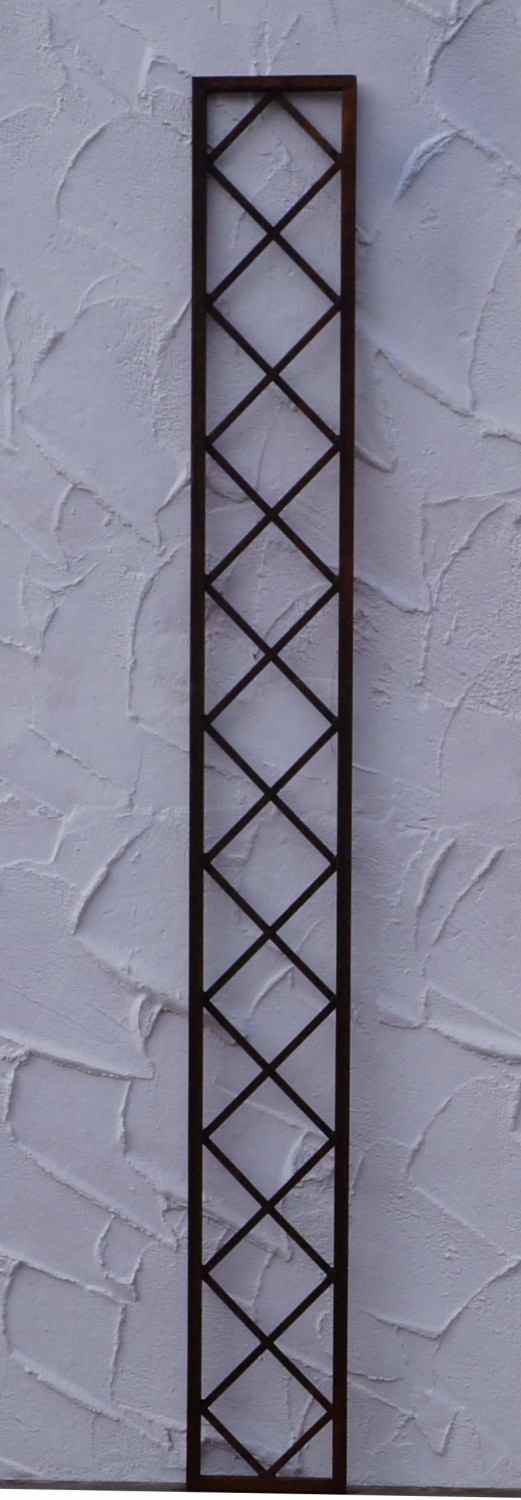 Wand Rankgitter Spalier Rankhilfe Wandgitter Bozen 25 200 roh rost