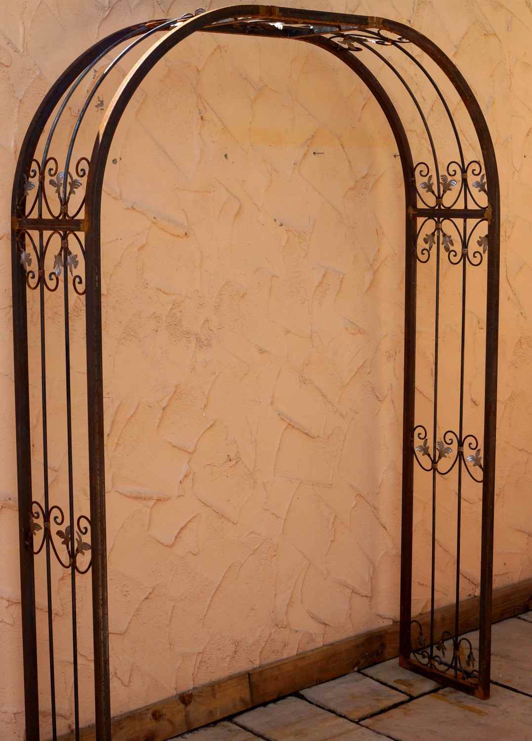 MASSIV solider Rundbogen Rosenbogen Monaco-RB 160/220 Roh / Rost Edelrost MASSIV solider Rundbogen Rosenbogen Monaco-RB 160/220 Roh / Rost Edelrost