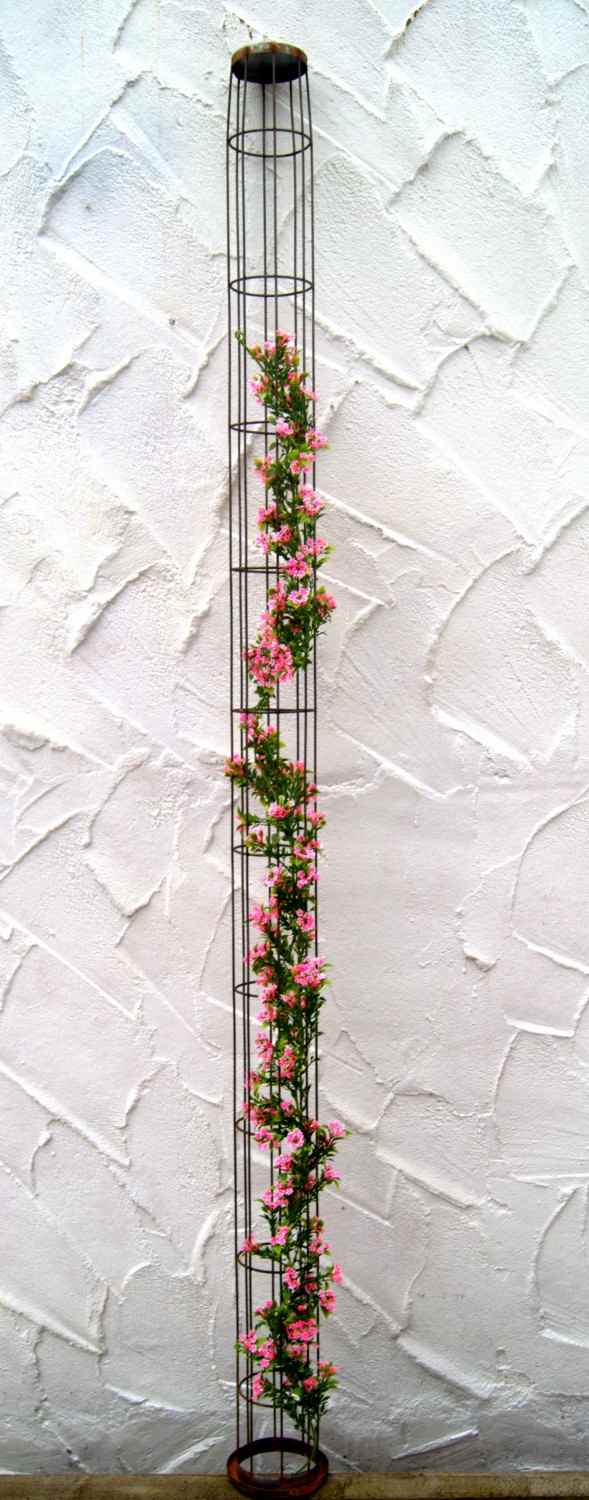 Spalier Rankhilfe Bohnen Tomaten Turm  Tomatensäule  Veronique 110 ROST Natur Spalier Rankhilfe Bohnen Tomaten Turm  Tomatensäule  Veronique 110 ROST Natur