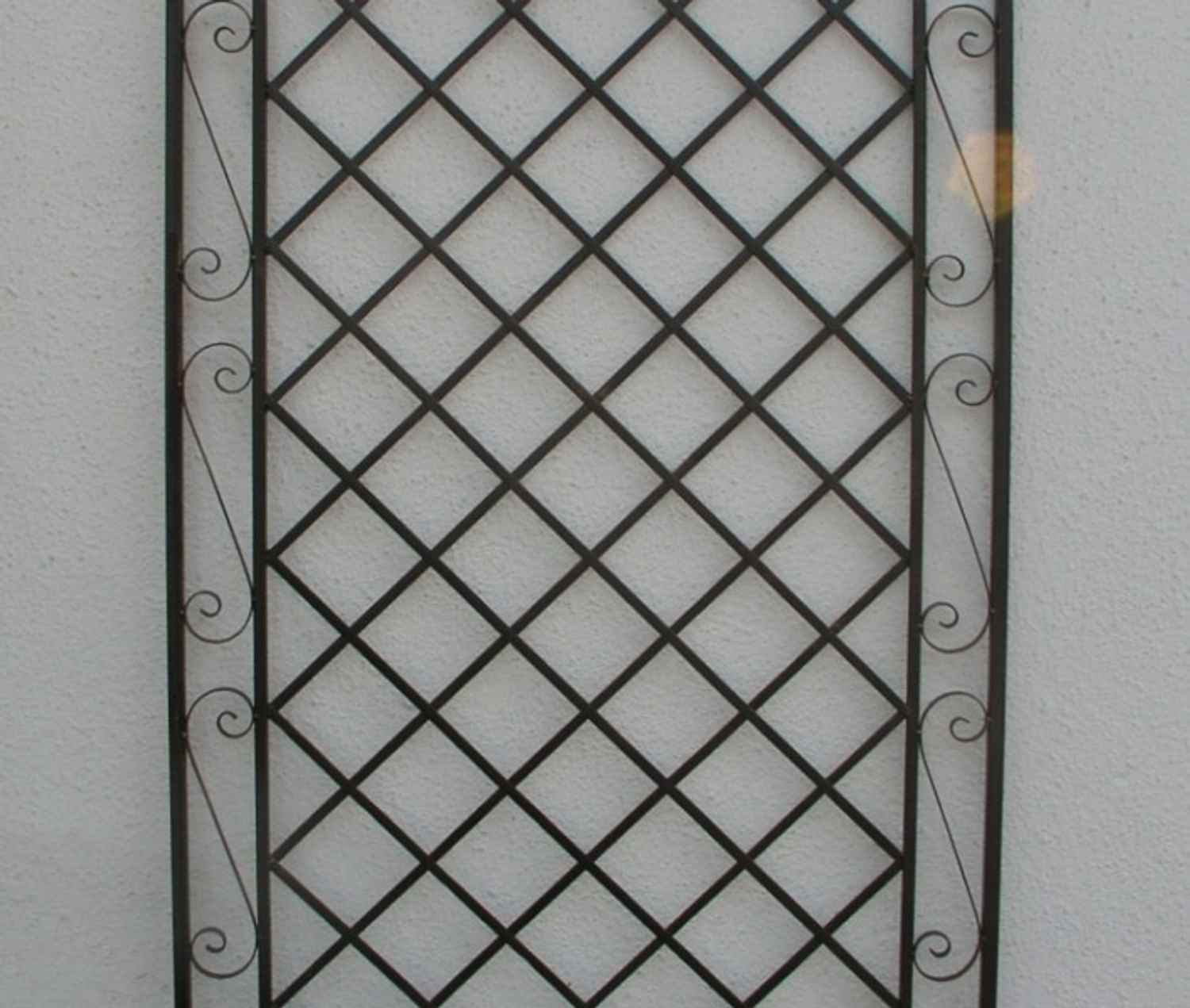 Rankgitter Spalier Rankhilfe Wandgitter Provence XXL verzinkt grün RAL6009 RIESIG Ramblerrose