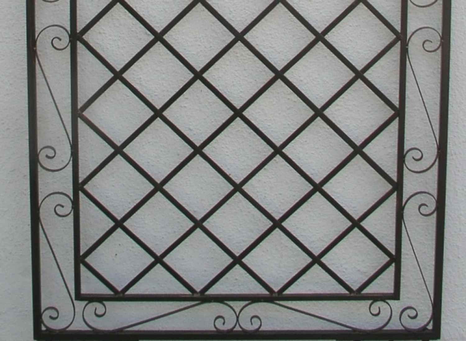 Rankgitter Spalier Rankhilfe Wandgitter Provence XXL verzinkt grün RAL6009 RIESIG Ramblerrose