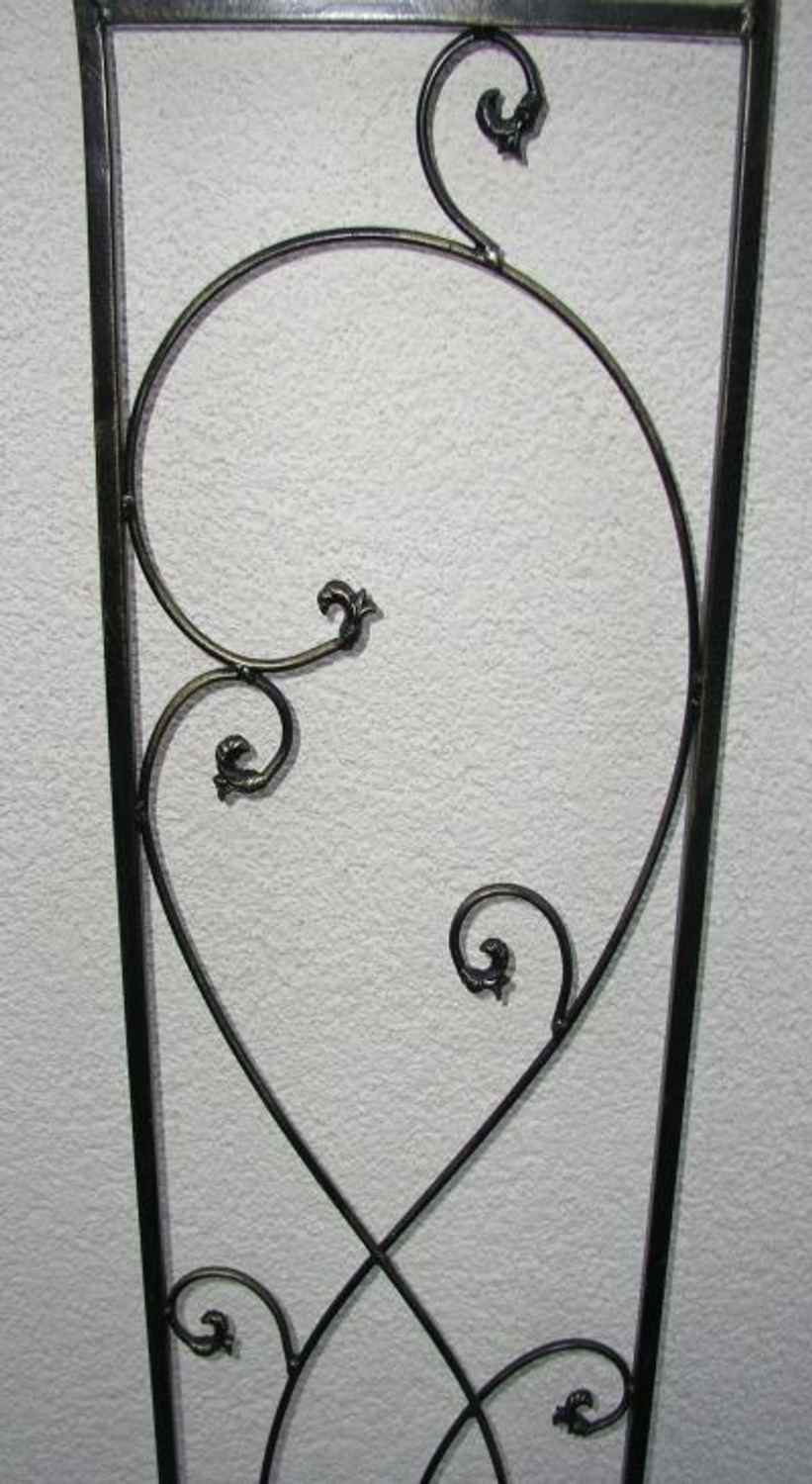 Landhaus Rankgitter Spalier Rankwand Ramona Feuer Verzinkt Grau RAL 7016