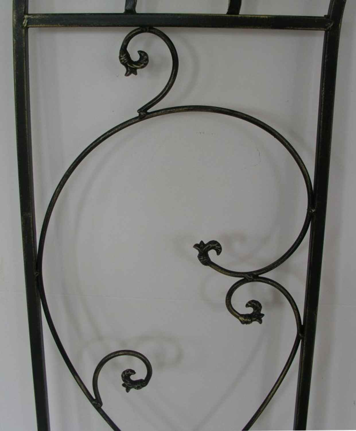 Landhaus Rankgitter Spalier Rankwand Ramona Feuer Verzinkt Grau RAL 7016