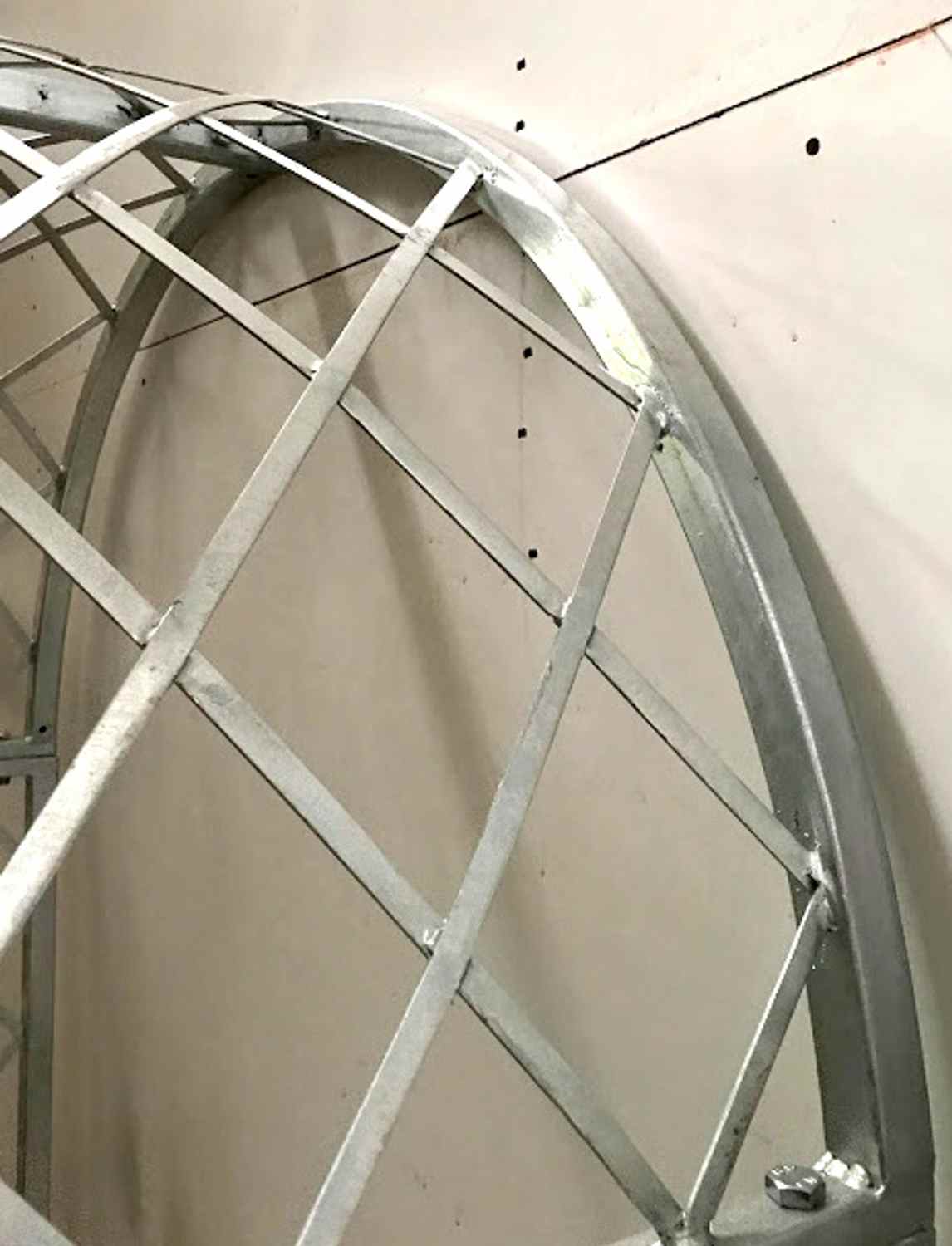 Sehr STABIL solider Metall Rundbogen Rosenbogen Bozen 120/220 Feuer Verzinkt 