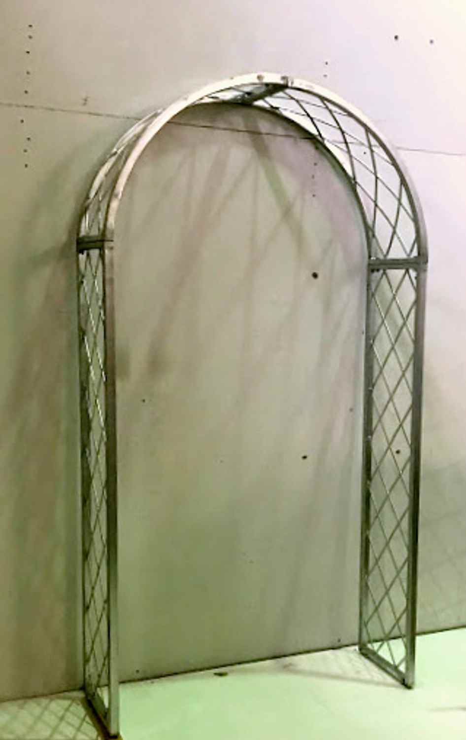 Sehr STABIL solider Metall Rundbogen Rosenbogen Bozen 120/220 Feuer Verzinkt 