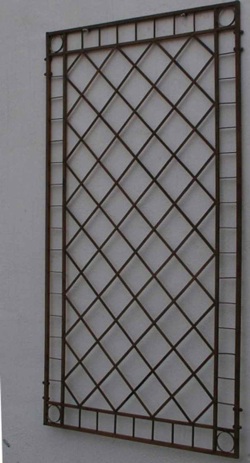 Metall Eisen Spalier Rankgitter Rankhilfe Wandgitter Meran 80 Rost Rostig Metall Eisen Spalier Rankgitter Rankhilfe Wandgitter Meran 80 Rost Rostig