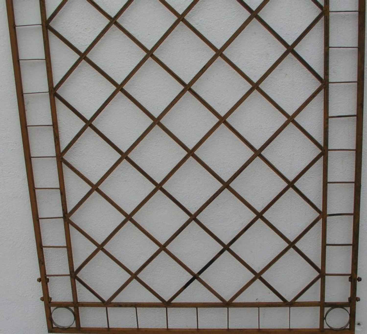 Metall Eisen Spalier Rankgitter Rankhilfe Wandgitter Meran 80 Rost Rostig Metall Eisen Spalier Rankgitter Rankhilfe Wandgitter Meran 80 Rost Rostig