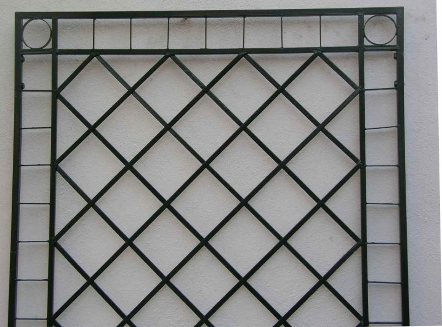 Rankgitter Rankhilfe Wandgitter Meran 80 Feuerverzinkt grün RAL 6005 Duplex HQ