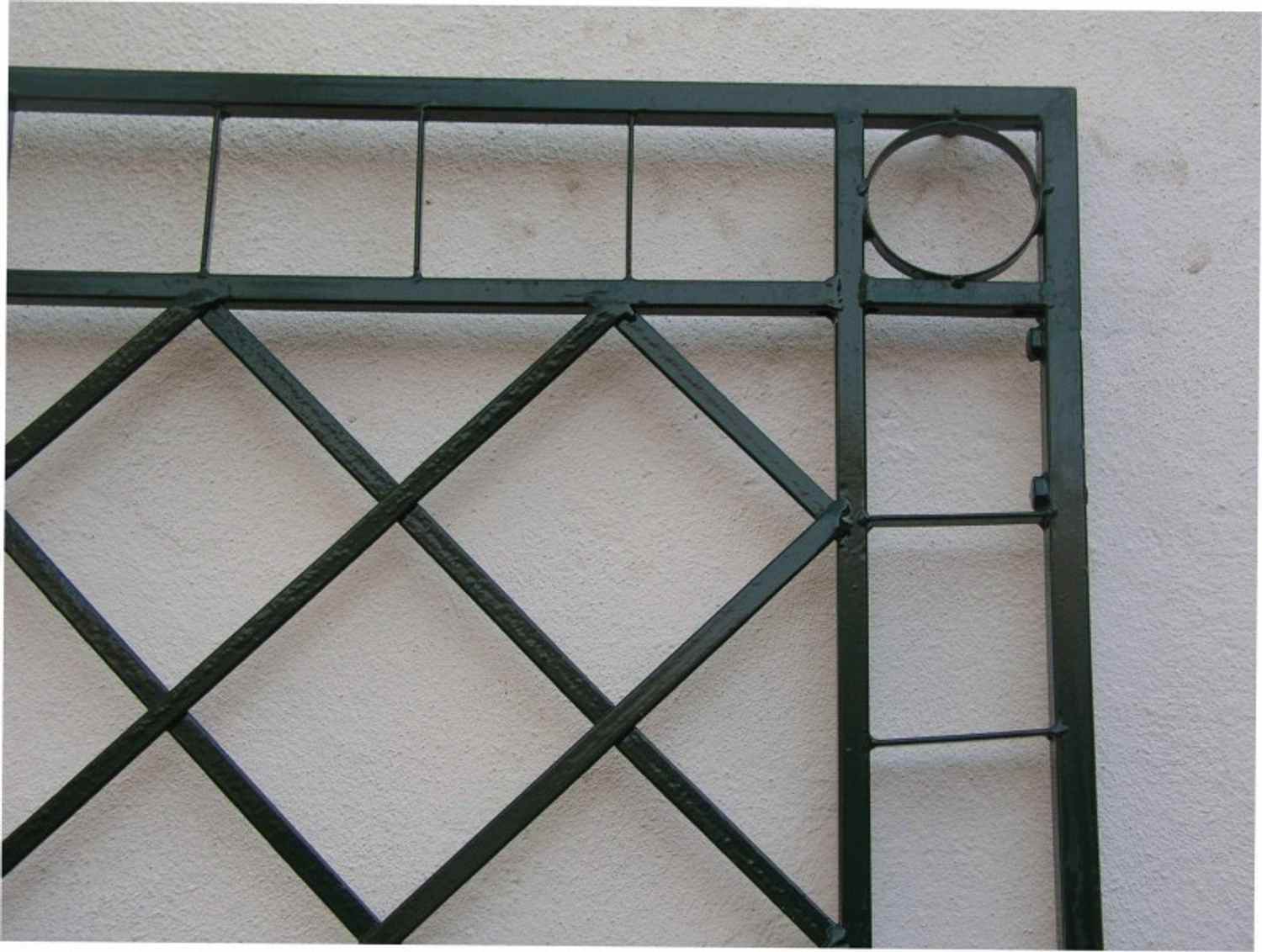 Rankgitter Rankhilfe Wandgitter Meran 80 Feuerverzinkt grün RAL 6005 Duplex HQ