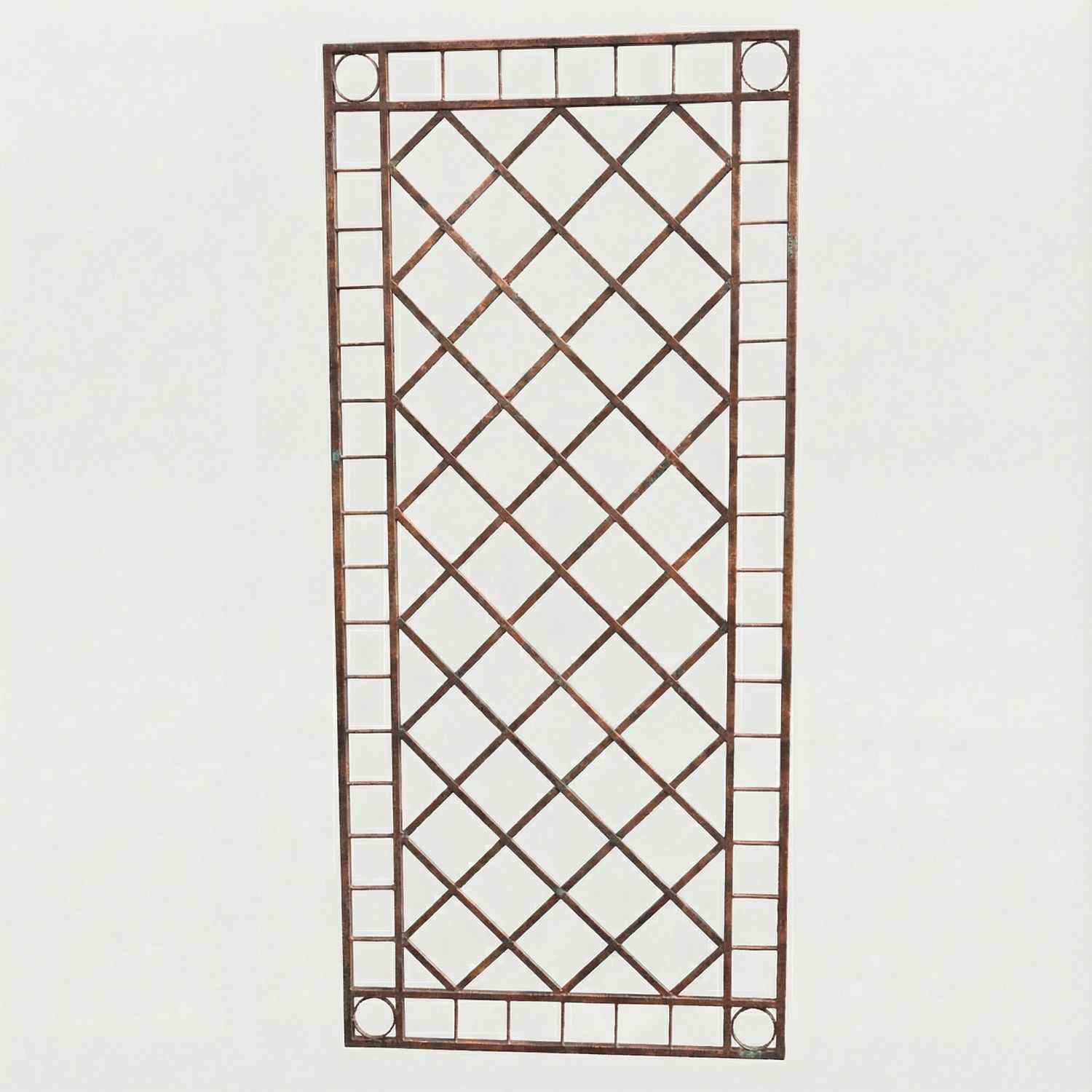 Rankgitter Rankhilfe Wandgitter Meran 80 Feuer verzinkt grau 7016 PULVER DUPLEX 