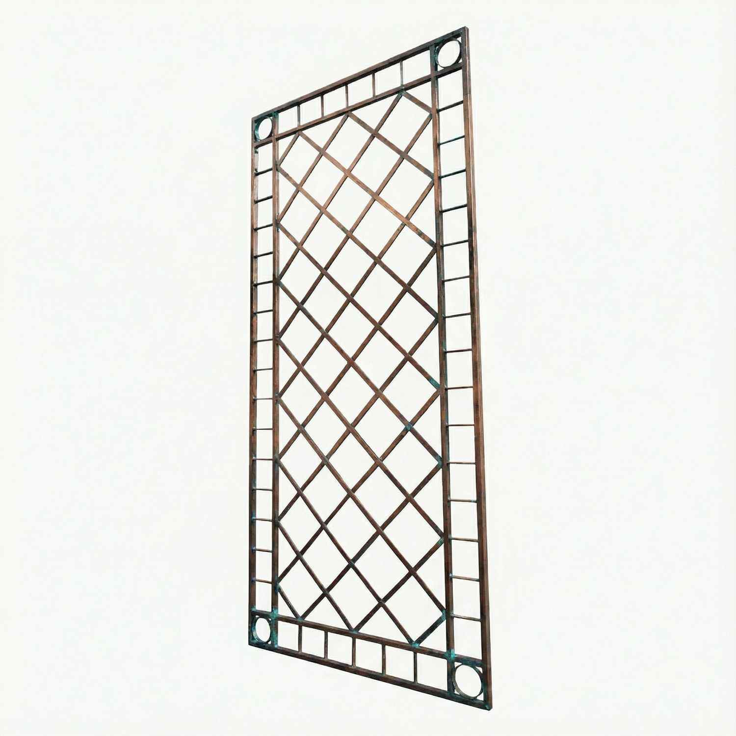 Rankgitter Rankhilfe Wandgitter Meran 80 Feuer verzinkt grau 7016 PULVER DUPLEX 