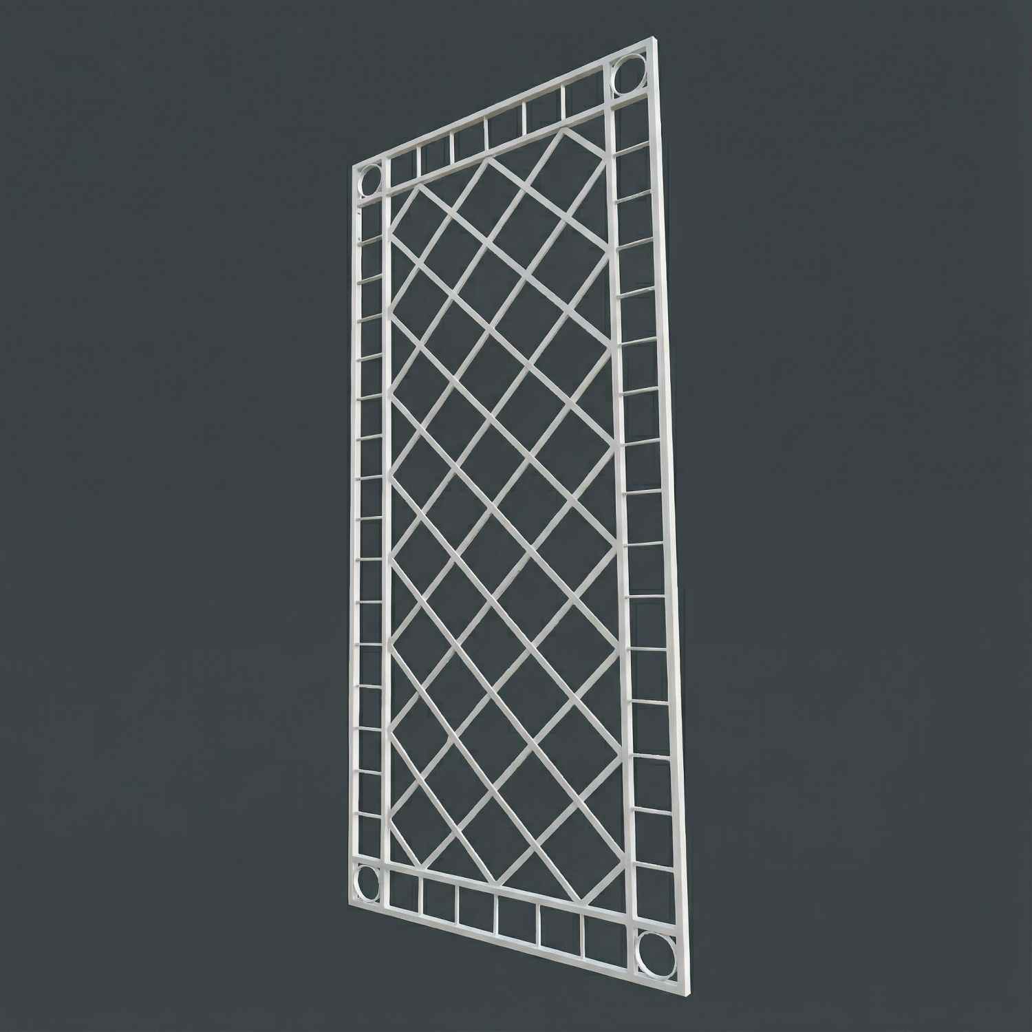 Rankgitter Rankhilfe Wandgitter Meran 80 Feuer verzinkt grau 7016 PULVER DUPLEX 