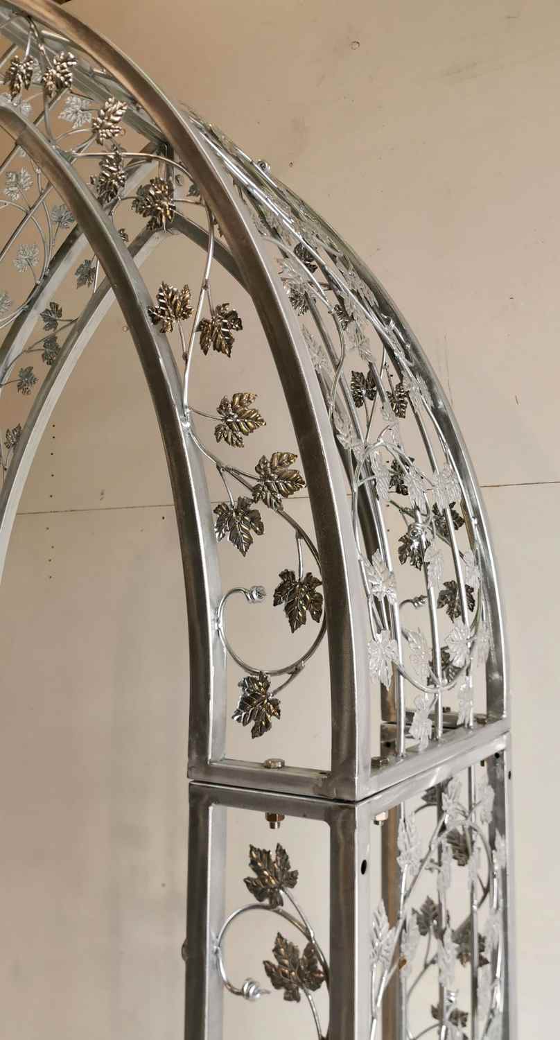 Rundbogen Rosenbogen stabil Bachus-RB 150/220  Gothik Premium Feuer Verzinkt