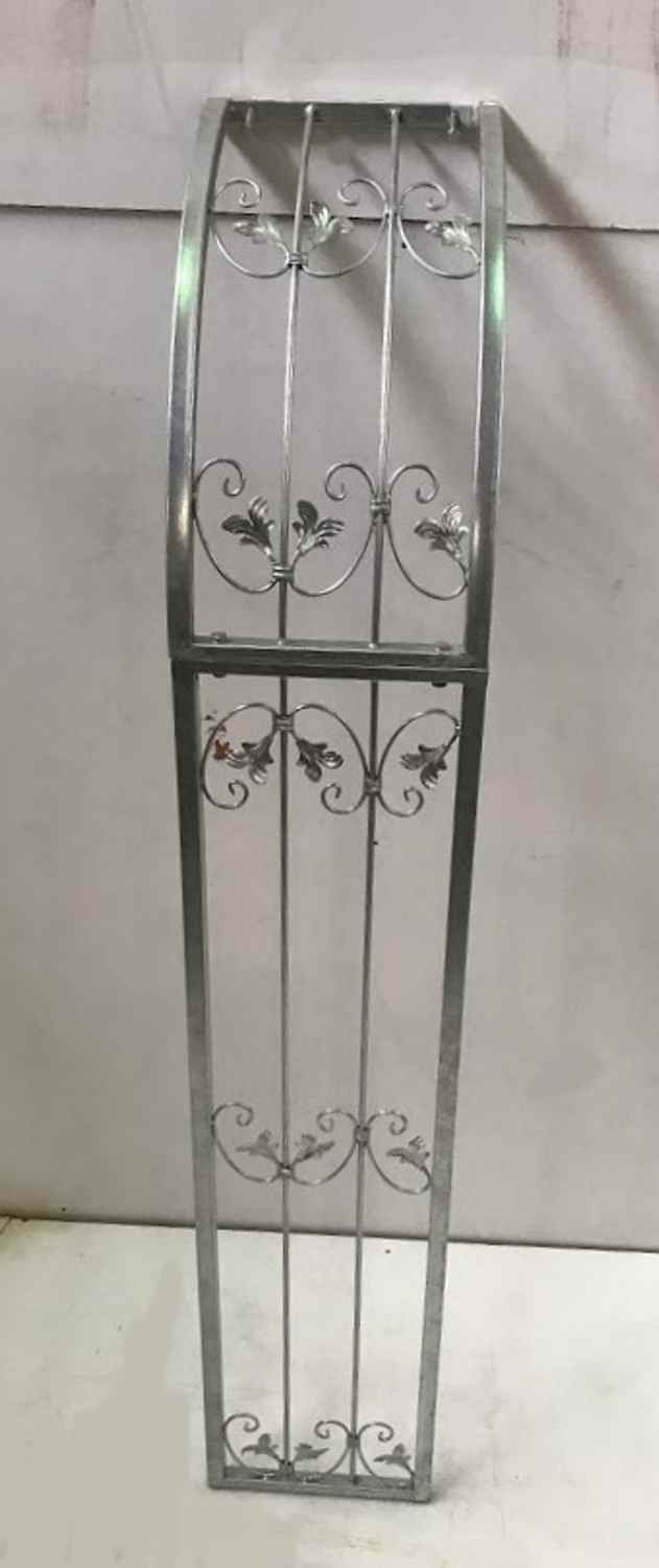 STABIL solide Metall Wand Rosenbogen Monaco-WRB 60/220FEUER Verzinkt grau RAL 7016 STABIL solide Metall Wand Rosenbogen Monaco-WRB 60/220FEUER Verzinkt grau RAL 7016