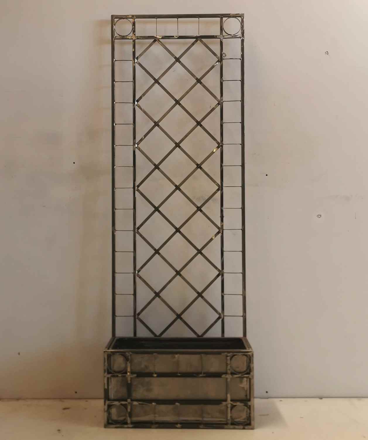 Rankgitter Pflanzenkasten Pflanzkübel Sichtschutz Spalier Campano 60 Edel Rost Rankgitter Pflanzenkasten Pflanzkübel Sichtschutz Spalier Campano 60 Edel Rost