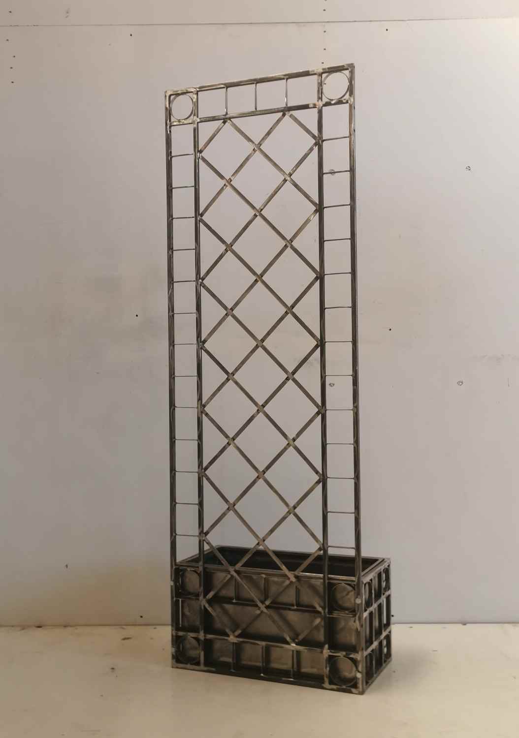 Rankgitter Pflanzenkasten Pflanzkübel Sichtschutz Spalier Campano 60 Edel Rost Rankgitter Pflanzenkasten Pflanzkübel Sichtschutz Spalier Campano 60 Edel Rost