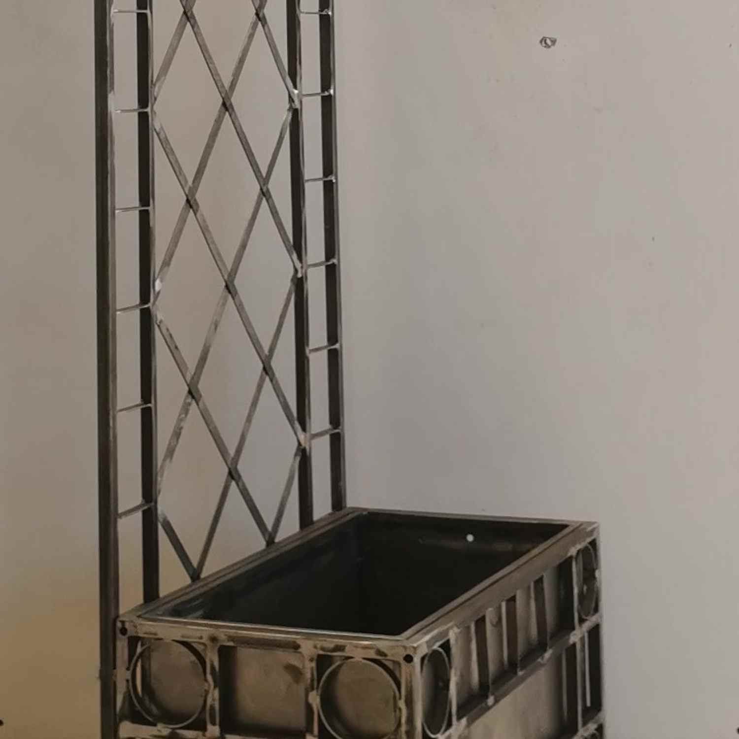 Rankgitter Pflanzenkasten Pflanzkübel Sichtschutz Spalier Campano 60 Edel Rost Rankgitter Pflanzenkasten Pflanzkübel Sichtschutz Spalier Campano 60 Edel Rost