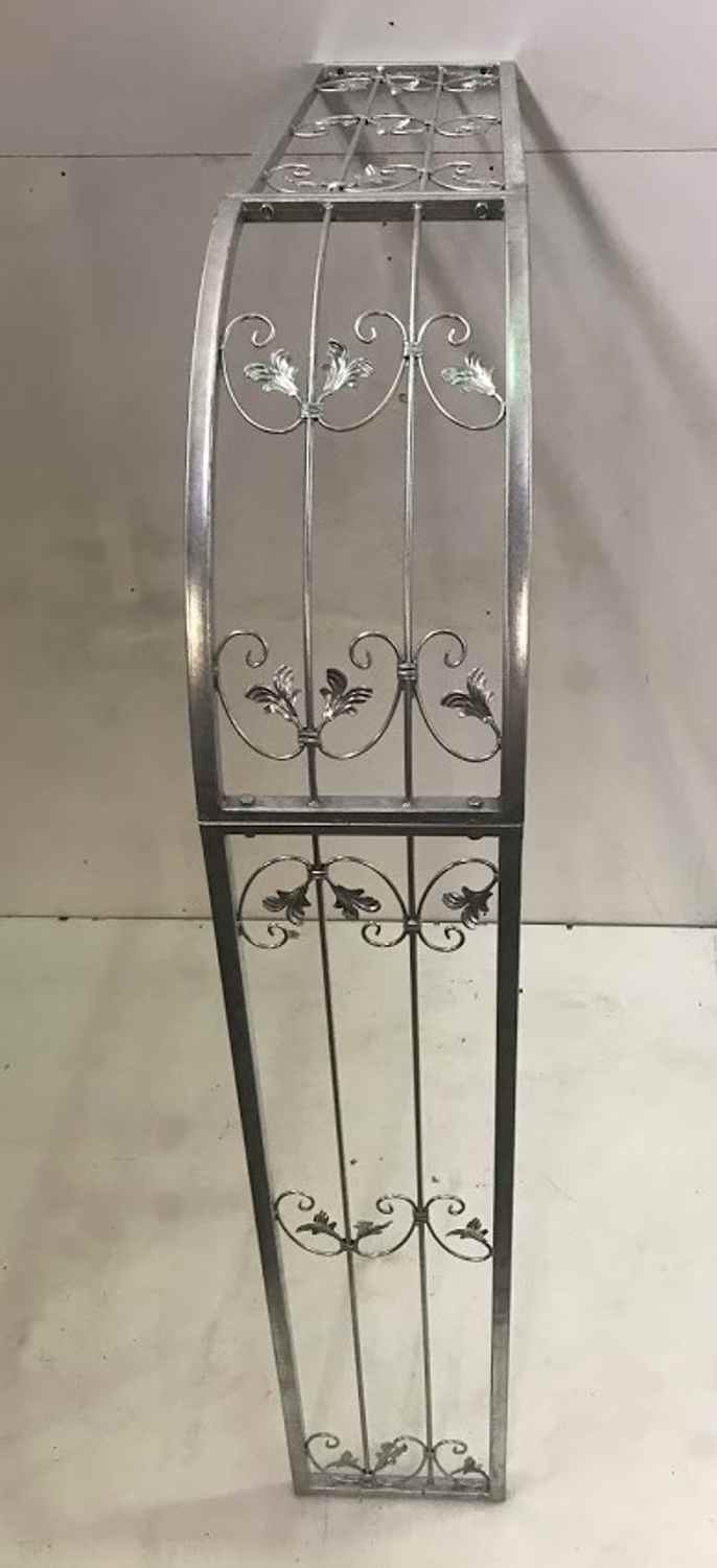 Sehr STABIL solider Rundbogen Wand Rosenbogen Monaco-WRB 100/220 Verzinkt RAL 7016