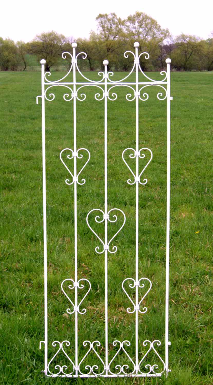 Metall Eisen Rankgitter Spalier Rankzaun Savona Kletterrose Verzinkt weiß PU Metall Eisen Rankgitter Spalier Rankzaun Savona Kletterrose Verzinkt weiß PU