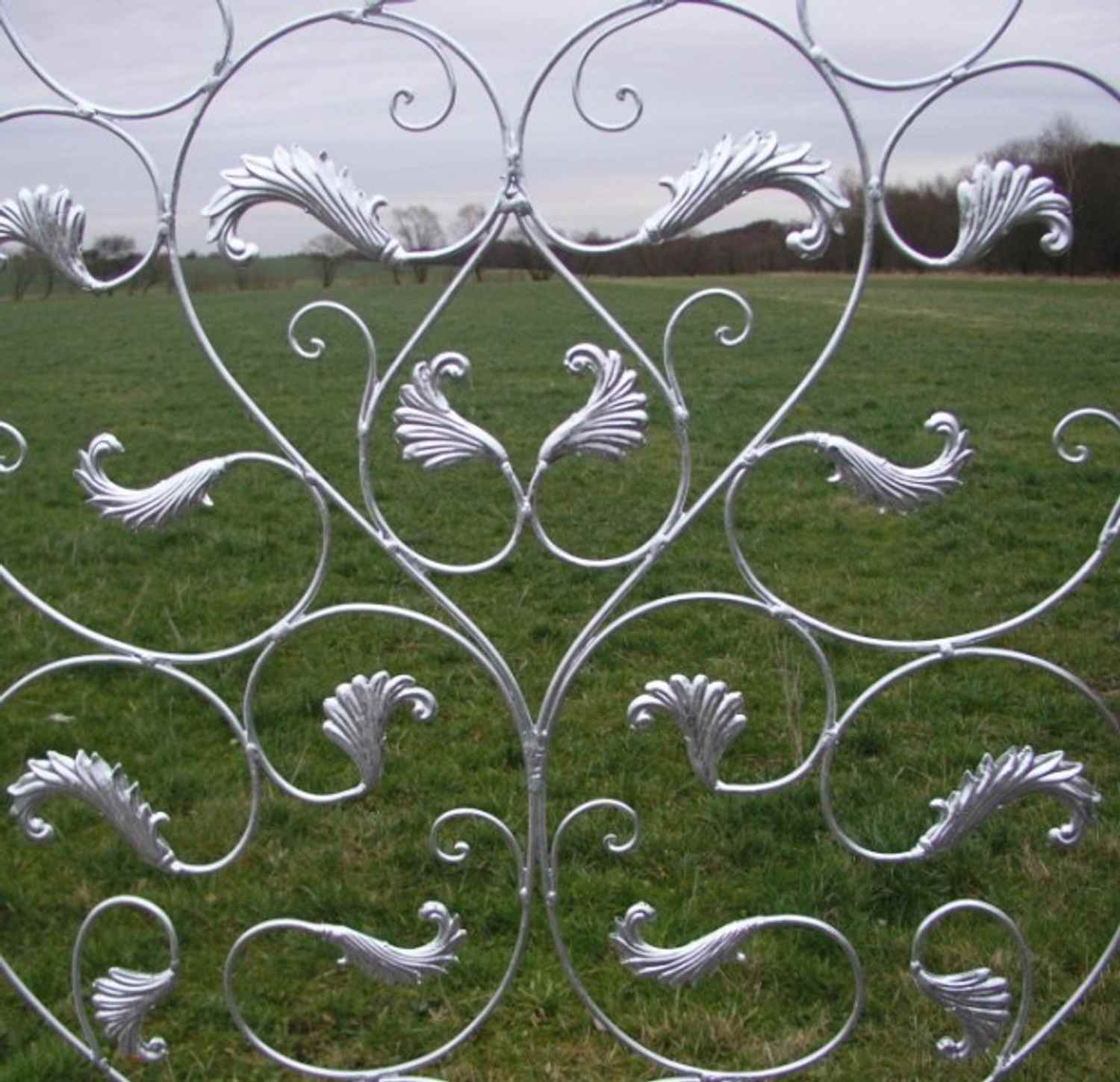 Rankhilfe Rankgitter Wandgitter Rosengitter Spalier Lisbao-RBRG Verzinkt Schwarz