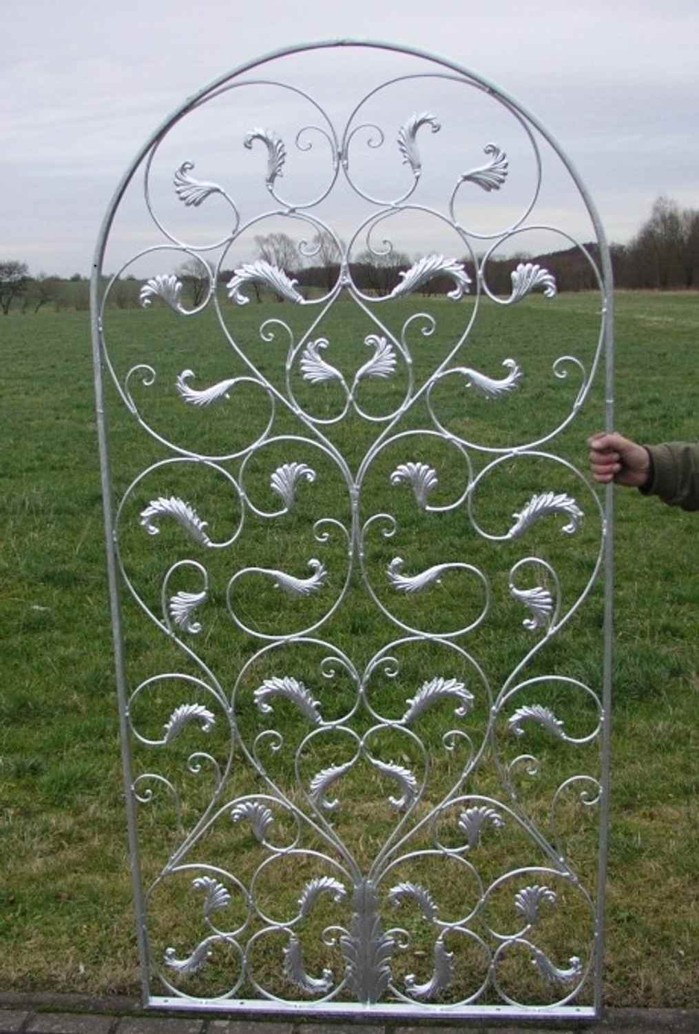 Rankhilfe Rankgitter Wandgitter Rosengitter Spalier Lisbao-RBRG Verzinkt Weiss Rankhilfe Rankgitter Wandgitter Rosengitter Spalier Lisbao-RBRG Verzinkt Weiss