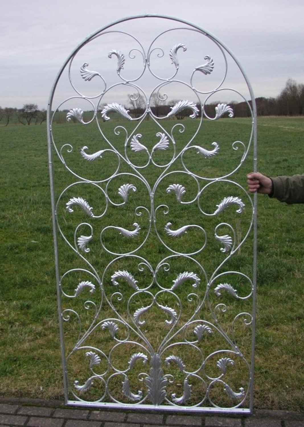 Rankhilfe Rankgitter Wandgitter Rosengitter Spalier Lisbao-RBRG Verzinkt Weiss Rankhilfe Rankgitter Wandgitter Rosengitter Spalier Lisbao-RBRG Verzinkt Weiss