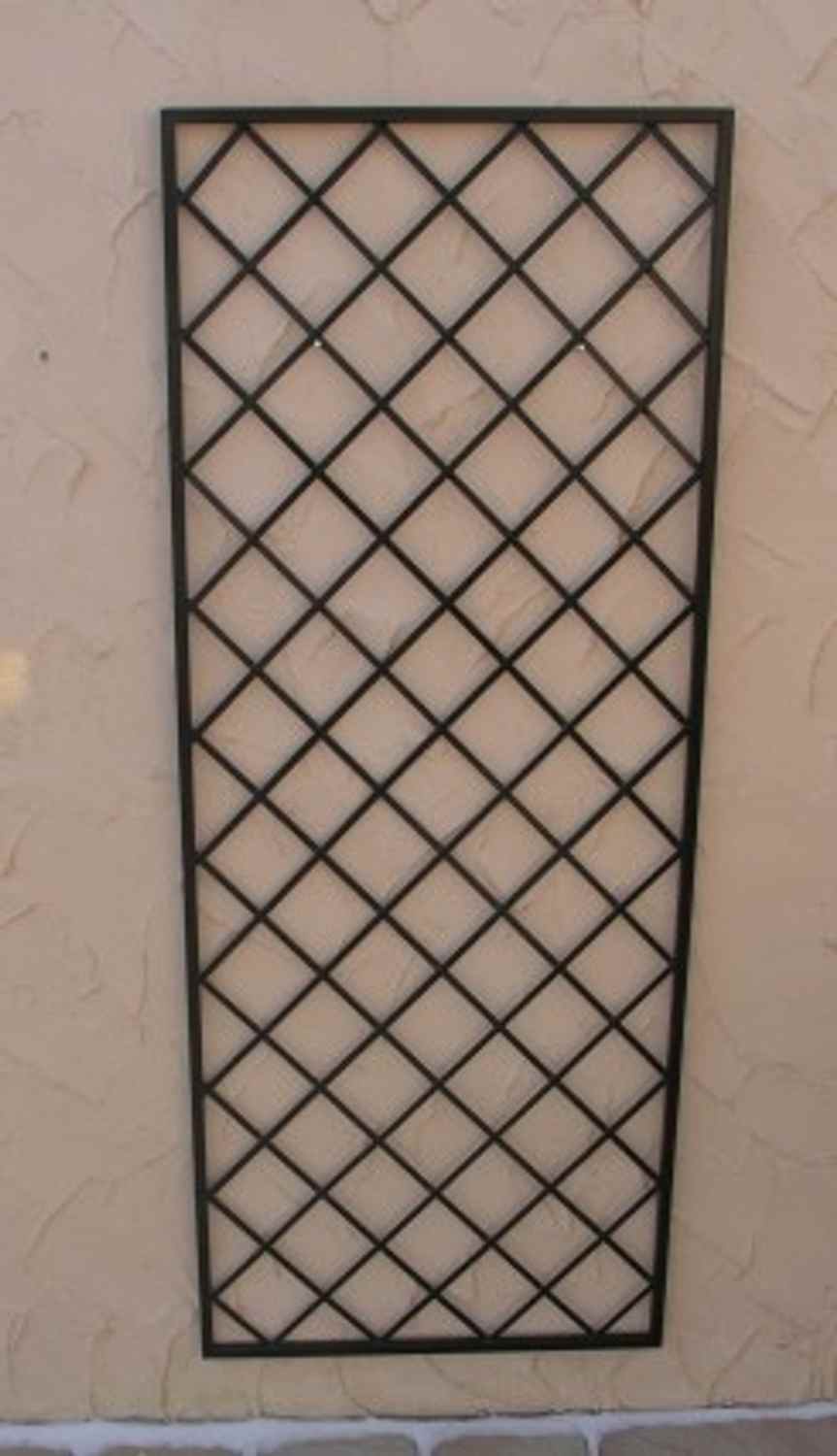 Metall Rankgitter Spalier Rankhilfe Wandgitter Bozen 80 Feuer Verzinkt grau 7016 Metall Rankgitter Spalier Rankhilfe Wandgitter Bozen 80 Feuer Verzinkt grau 7016