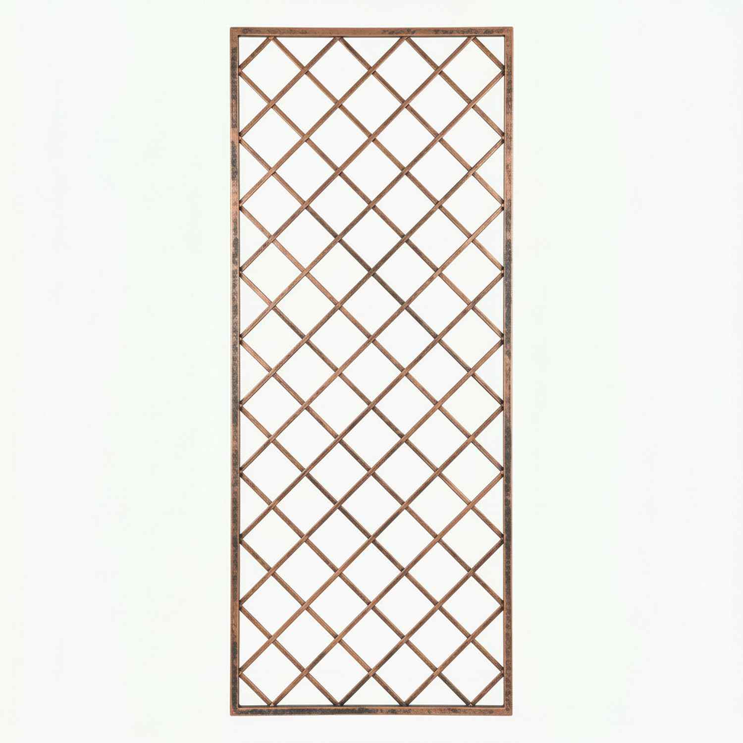 Metall Rankgitter Spalier Rankhilfe Wandgitter Bozen 80 Feuer Verzinkt grau 7016