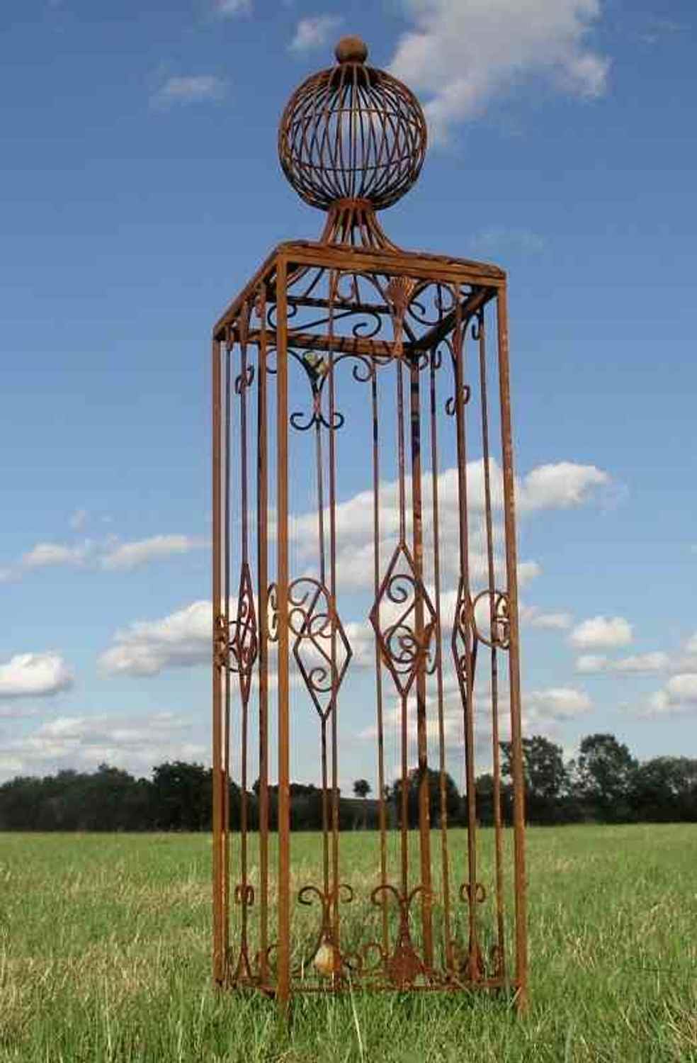 Rankstab Rankhilfe Pfosten Obelisk Kent-Schwarz 145cm Rankstab Rankhilfe Pfosten Obelisk Kent-Schwarz 145cm
