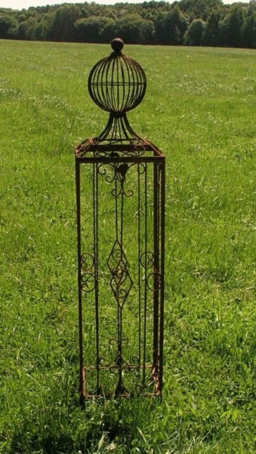 Rankgitter Rankhilfe Spalier Rosen Clematis Obelisk KENT XL Roh ROST 165