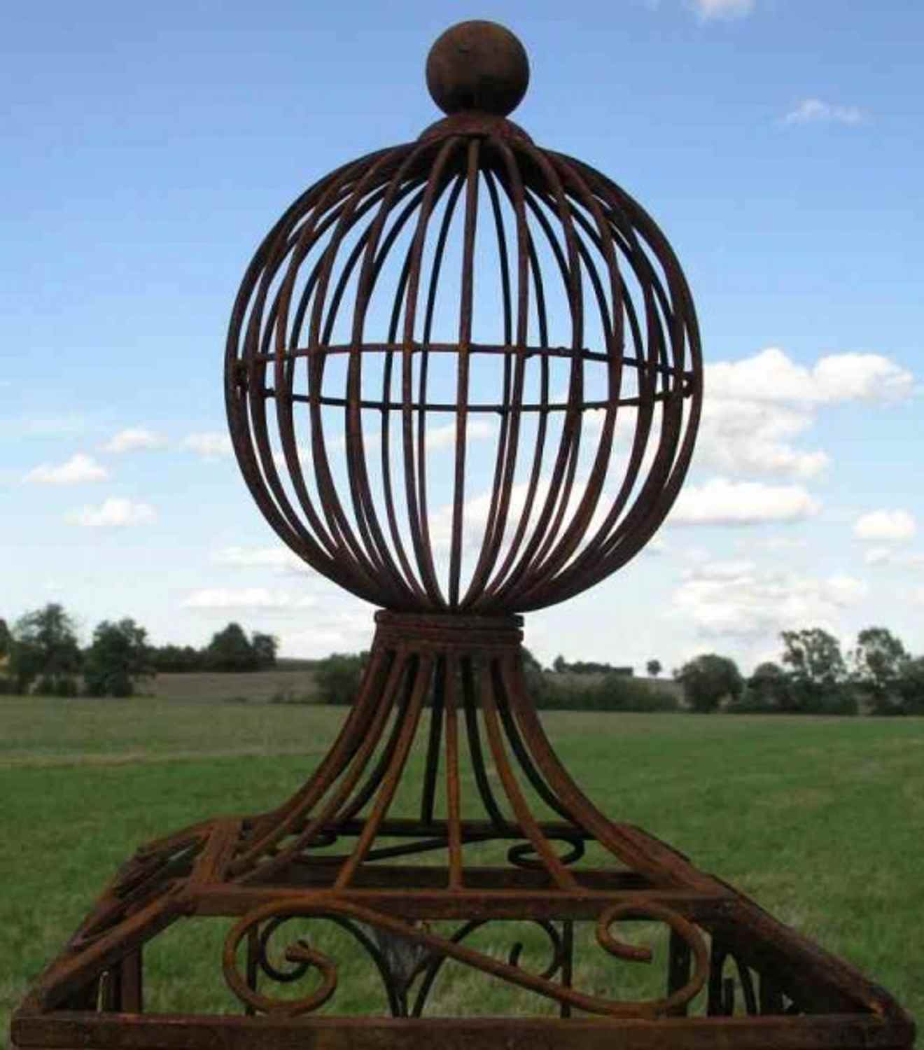 Rankgitter Rankhilfe Spalier Rosen Clematis Obelisk KENT XL Roh ROST 165