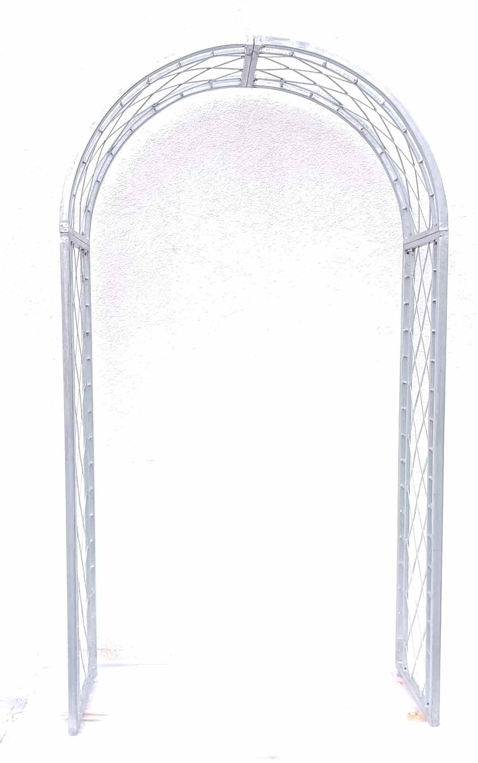 Sehr STABIL solider Rundbogen Rosenbogen Meran-RB 120/220 Feuer Verzinkt Zink