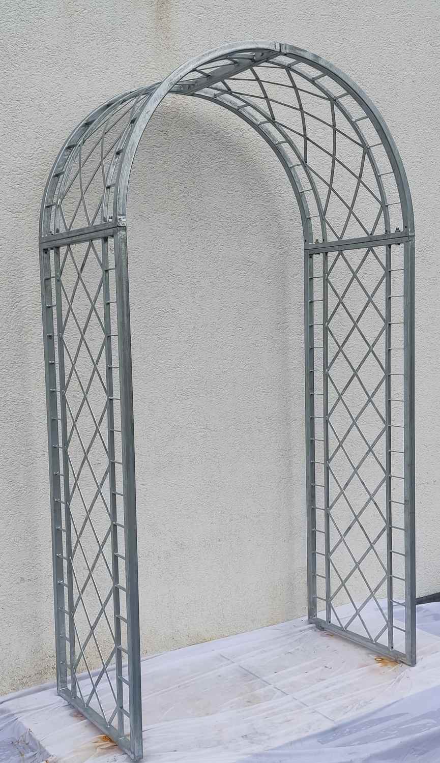Sehr STABIL solider Rundbogen Rosenbogen Meran-RB 120/220 Feuer Verzinkt Zink Sehr STABIL solider Rundbogen Rosenbogen Meran-RB 120/220 Feuer Verzinkt Zink