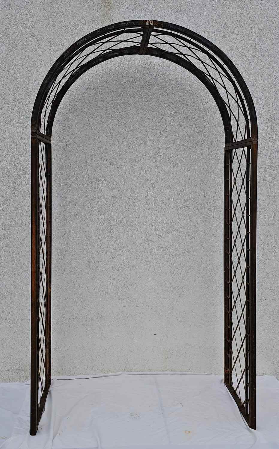 STABIL Rundbogen Rosenbogen Meran-RB 120/220 Roh / Rost Edelrost STABIL Rundbogen Rosenbogen Meran-RB 120/220 Roh / Rost Edelrost