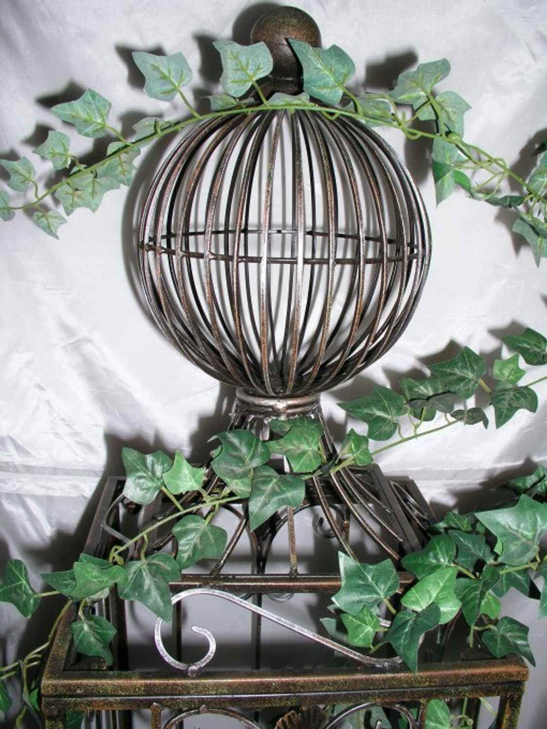 Rankgitter Rankhilfe Spalier Rosengitter Metall Obelisk KENT XL schwarz 165