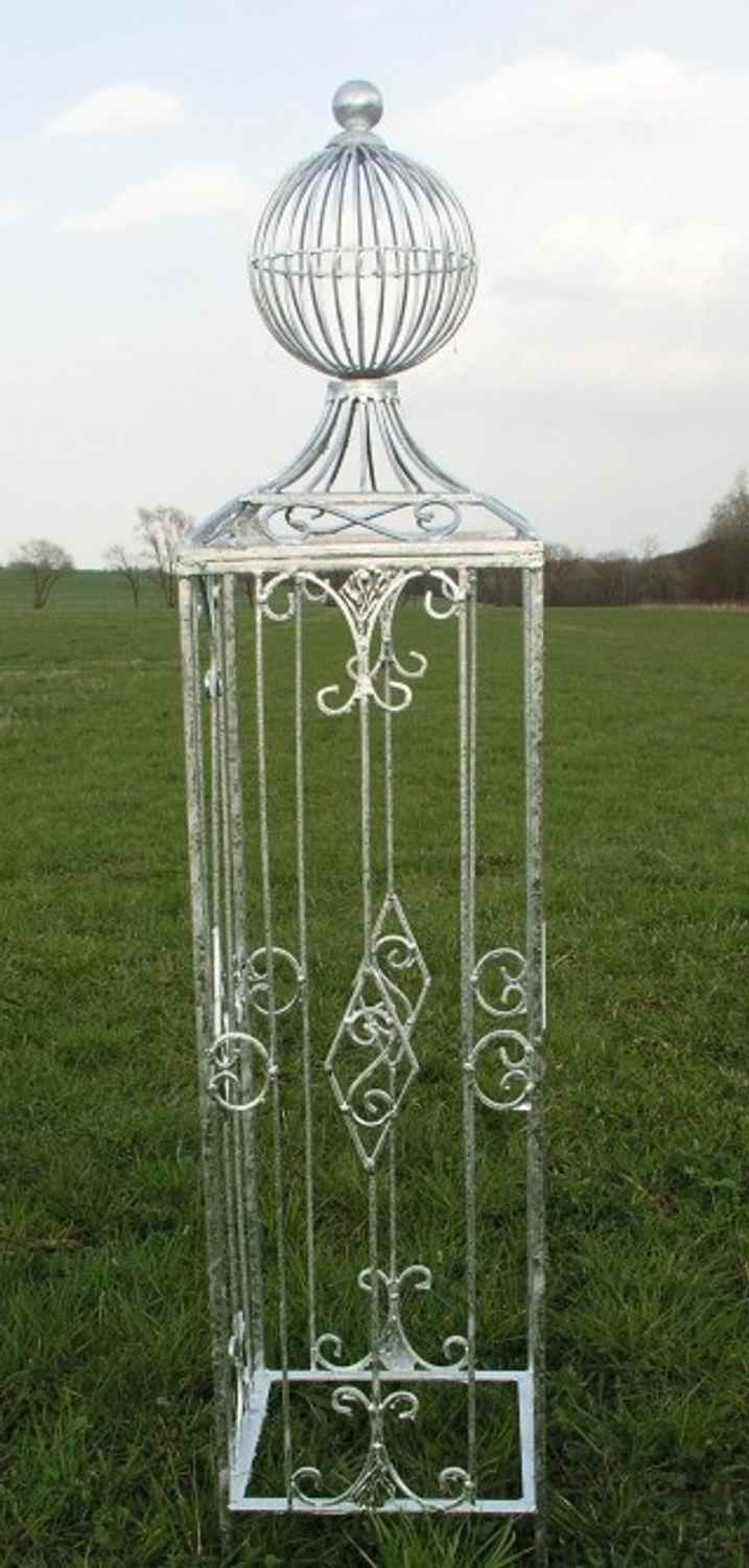 Rankstab Rankhilfe Pfosten Obelisk Garten KENT Zink 145 cm Feuer Verzinkt Rankstab Rankhilfe Pfosten Obelisk Garten KENT Zink 145 cm Feuer Verzinkt