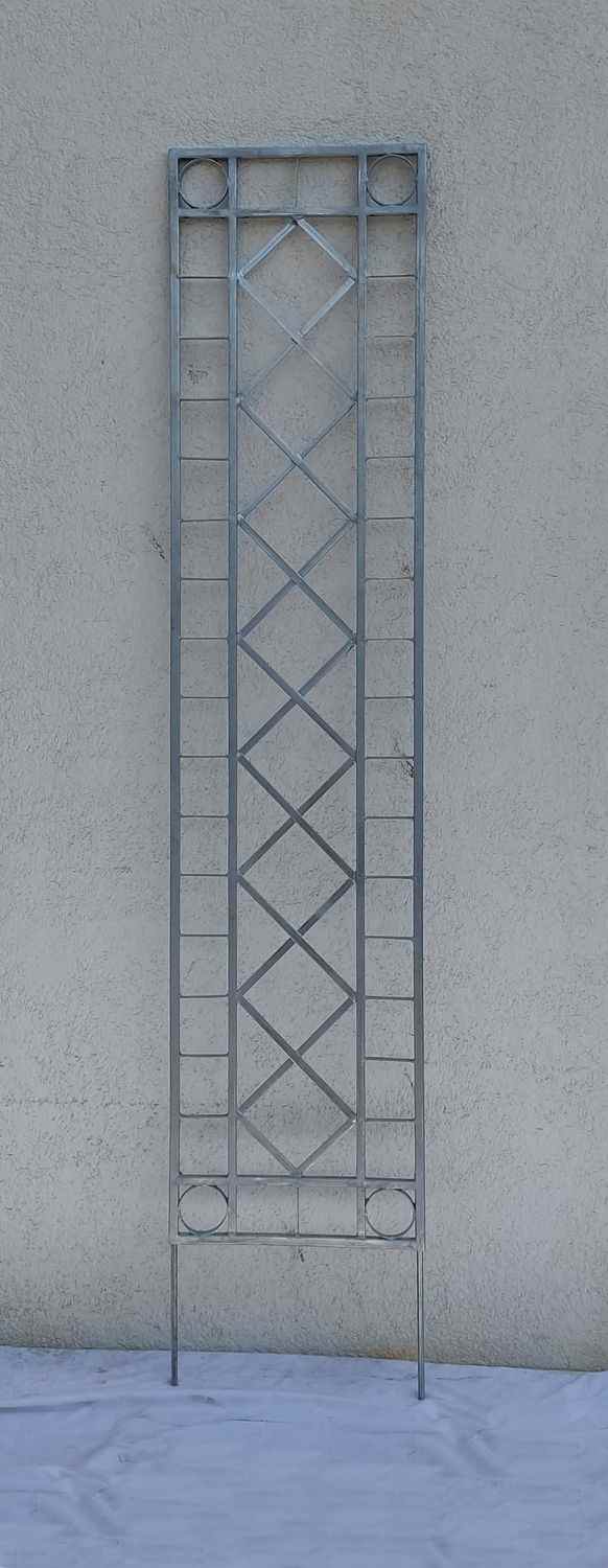 Metall Eisen Rankgitter Spalier Rankhilfe Wandgitter Meran 40 Feuer Verzinkt