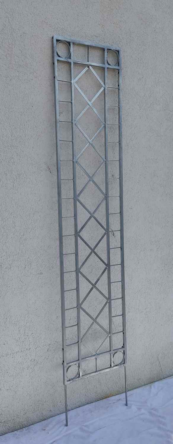 Metall Eisen Rankgitter Spalier Rankhilfe Wandgitter Meran 40 Feuer Verzinkt
