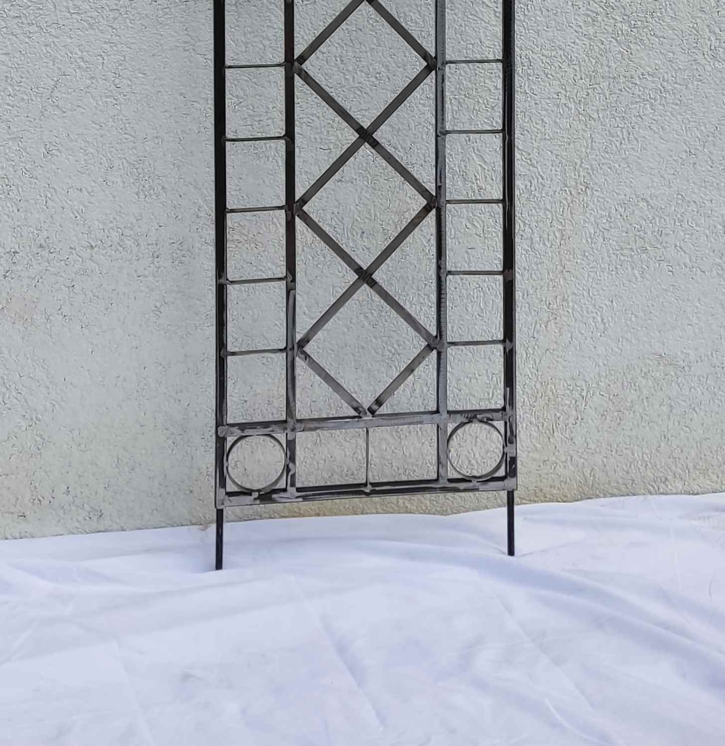 Metall Eisen Rankgitter Spalier Rankhilfe Wandgitter Meran 40 175 Roh Rost Metall Eisen Rankgitter Spalier Rankhilfe Wandgitter Meran 40 175 Roh Rost